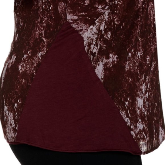 14 H by Halston Drape Front Sleeveless Top Shirt - Picture 14 of 15